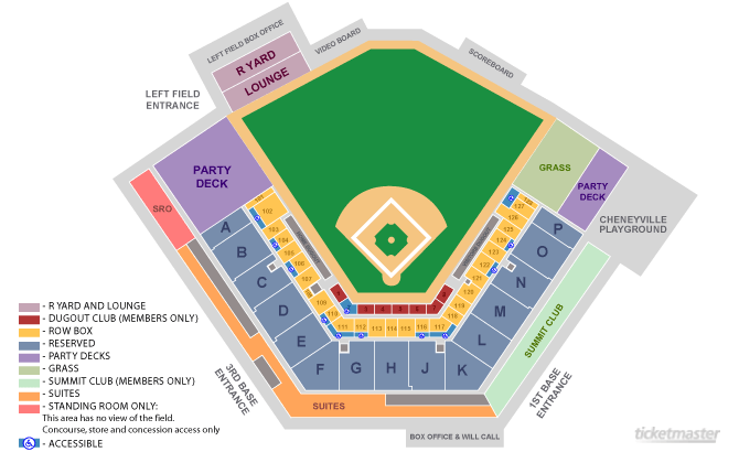 Reno Aces Ballpark Seating Chart