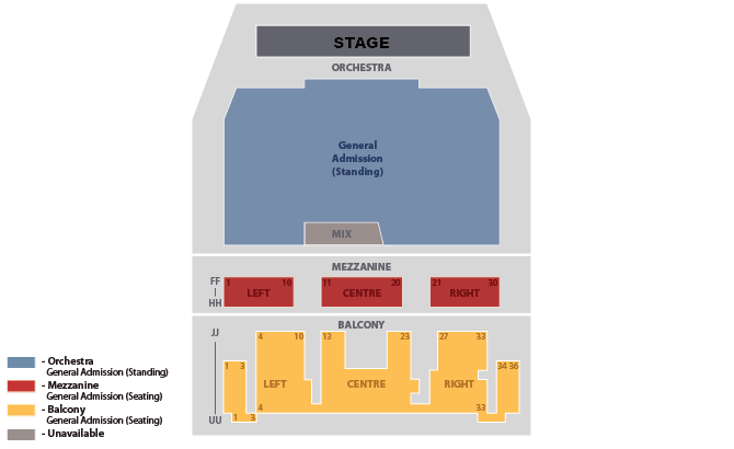 3d Venue Seating Charts