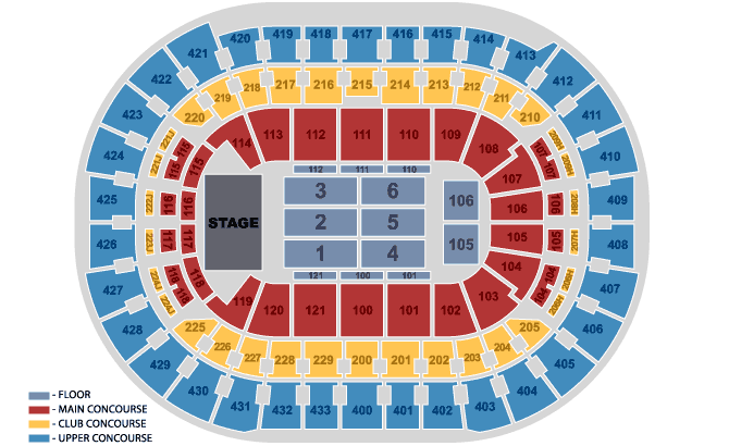 Capital 1 Arena Seating Chart