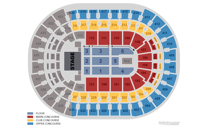 Washington Dc Capital One Arena Seating Chart