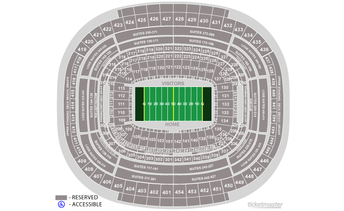Redskins Stadium Virtual Seating Chart