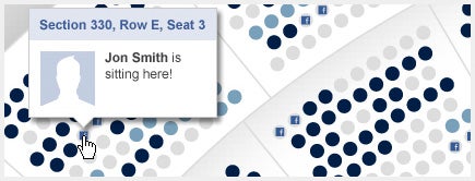 Interactive Seat Map with Facebook