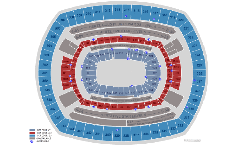 metlife stadium interactive map